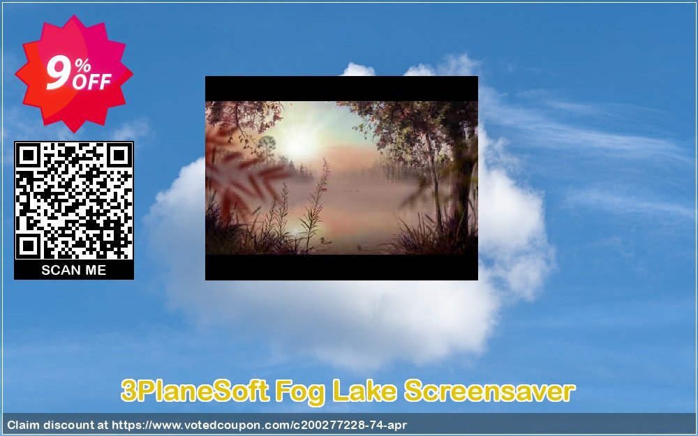 3PlaneSoft Fog Lake Screensaver