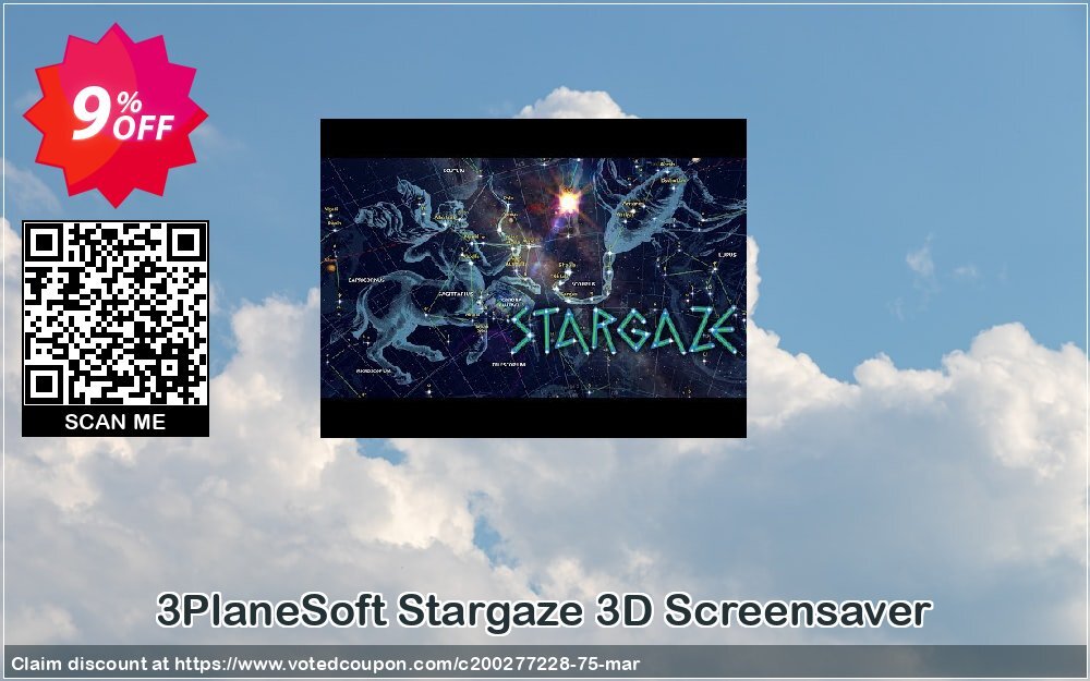 3PlaneSoft Stargaze 3D Screensaver Coupon, discount 3PlaneSoft Stargaze 3D Screensaver Coupon. Promotion: 3PlaneSoft Stargaze 3D Screensaver offer discount