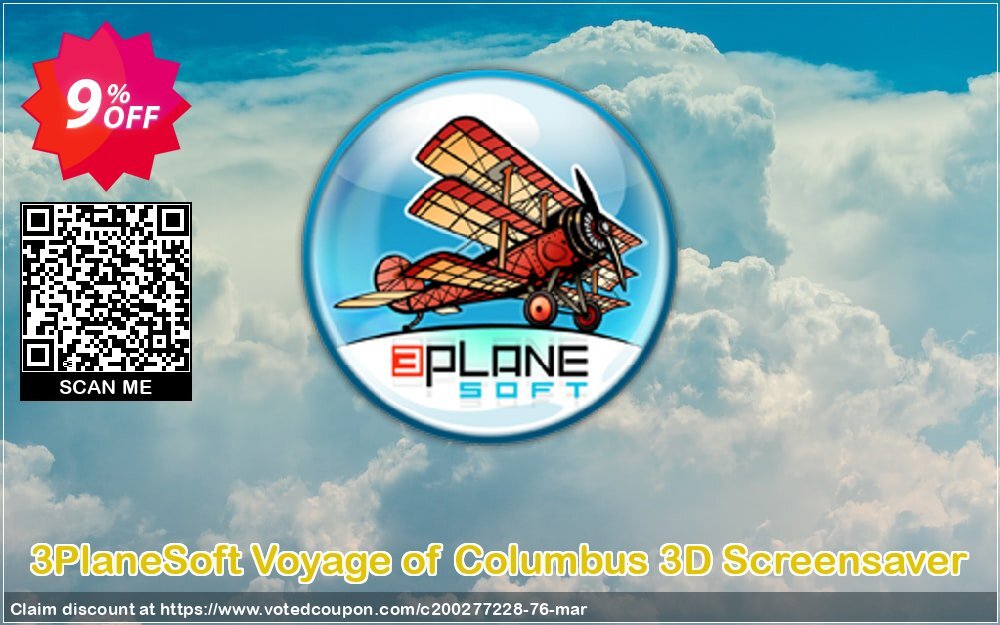 3PlaneSoft Voyage of Columbus 3D Screensaver Coupon, discount 3PlaneSoft Voyage of Columbus 3D Screensaver Coupon. Promotion: 3PlaneSoft Voyage of Columbus 3D Screensaver offer discount