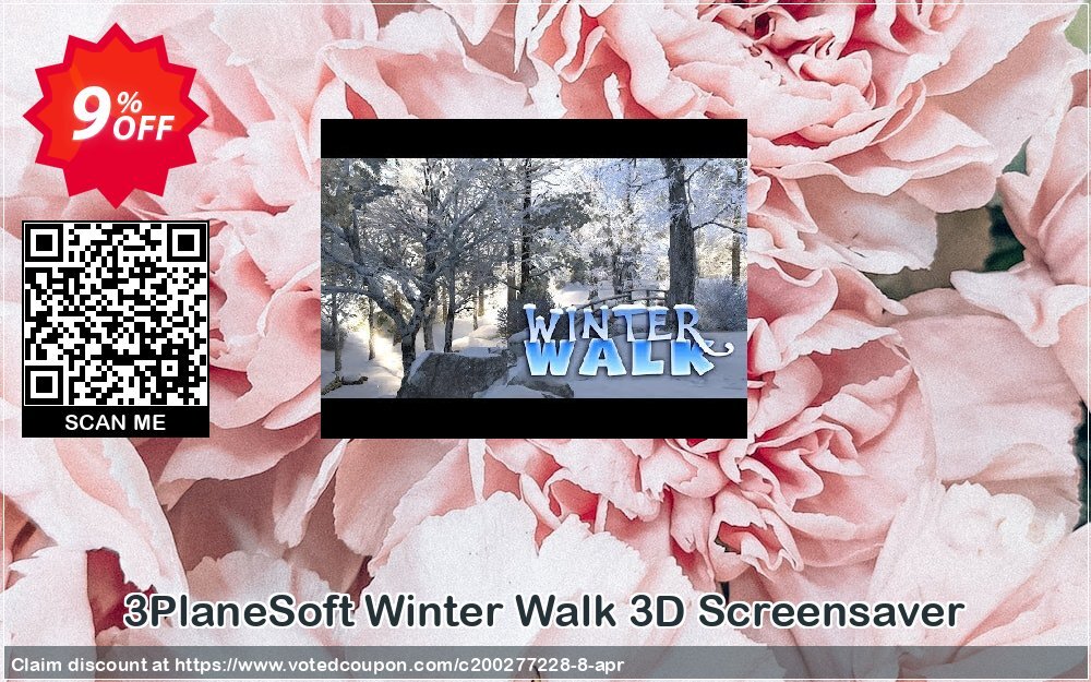 3PlaneSoft Winter Walk 3D Screensaver Coupon, discount 3PlaneSoft Winter Walk 3D Screensaver Coupon. Promotion: 3PlaneSoft Winter Walk 3D Screensaver offer discount