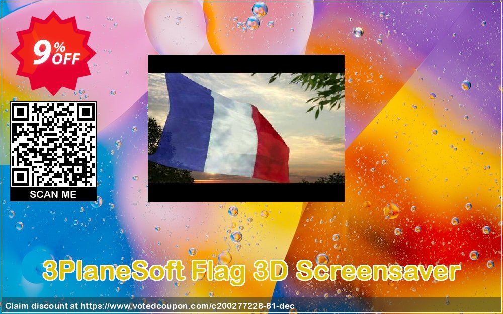 3PlaneSoft Flag 3D Screensaver Coupon Code May 2024, 9% OFF - VotedCoupon