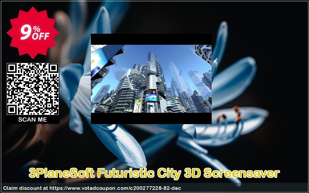3PlaneSoft Futuristic City 3D Screensaver