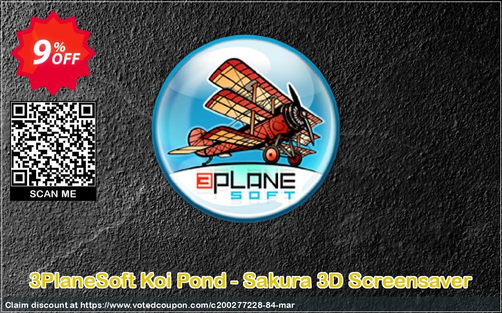 3PlaneSoft Koi Pond - Sakura 3D Screensaver Coupon Code Apr 2024, 9% OFF - VotedCoupon