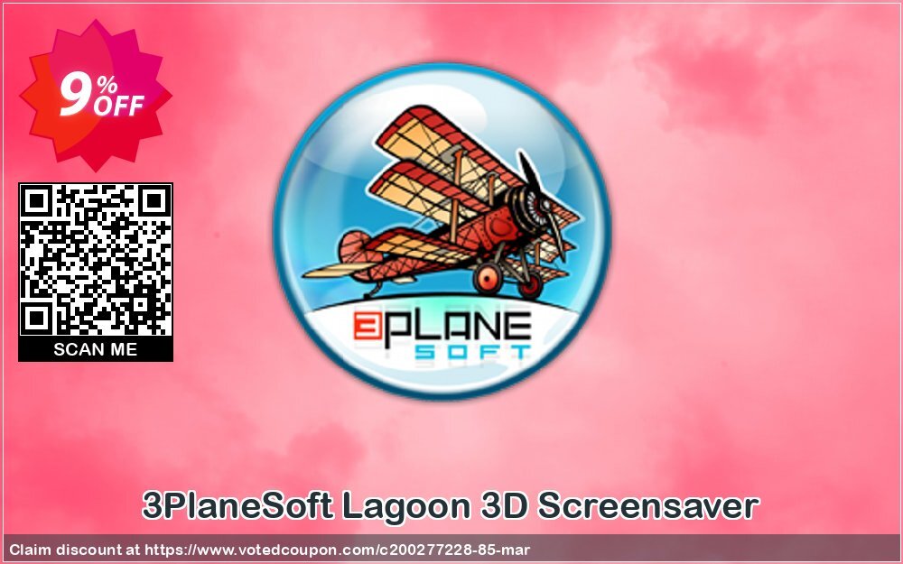 3PlaneSoft Lagoon 3D Screensaver