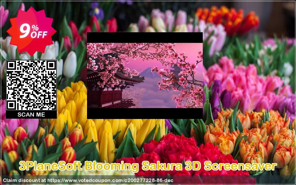 3PlaneSoft Blooming Sakura 3D Screensaver
