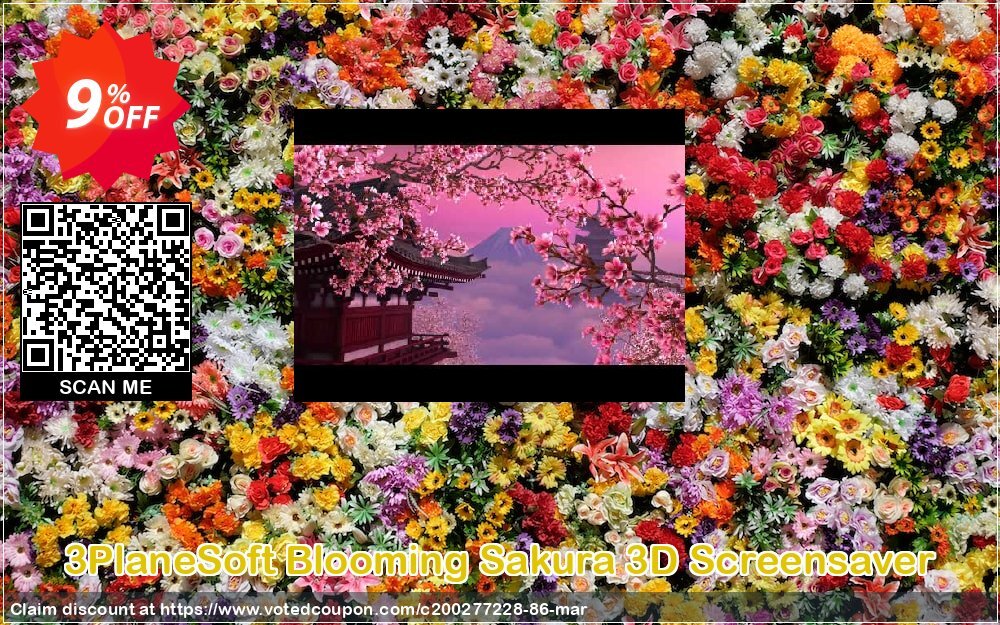 3PlaneSoft Blooming Sakura 3D Screensaver Coupon Code May 2024, 9% OFF - VotedCoupon