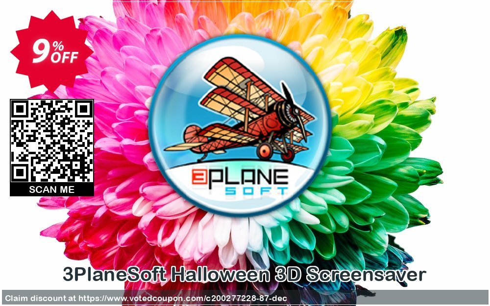 3PlaneSoft Halloween 3D Screensaver Coupon Code May 2024, 9% OFF - VotedCoupon