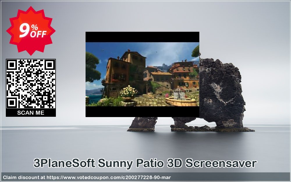 3PlaneSoft Sunny Patio 3D Screensaver