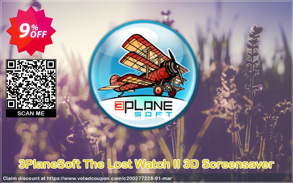 3PlaneSoft The Lost Watch II 3D Screensaver Coupon Code May 2024, 9% OFF - VotedCoupon