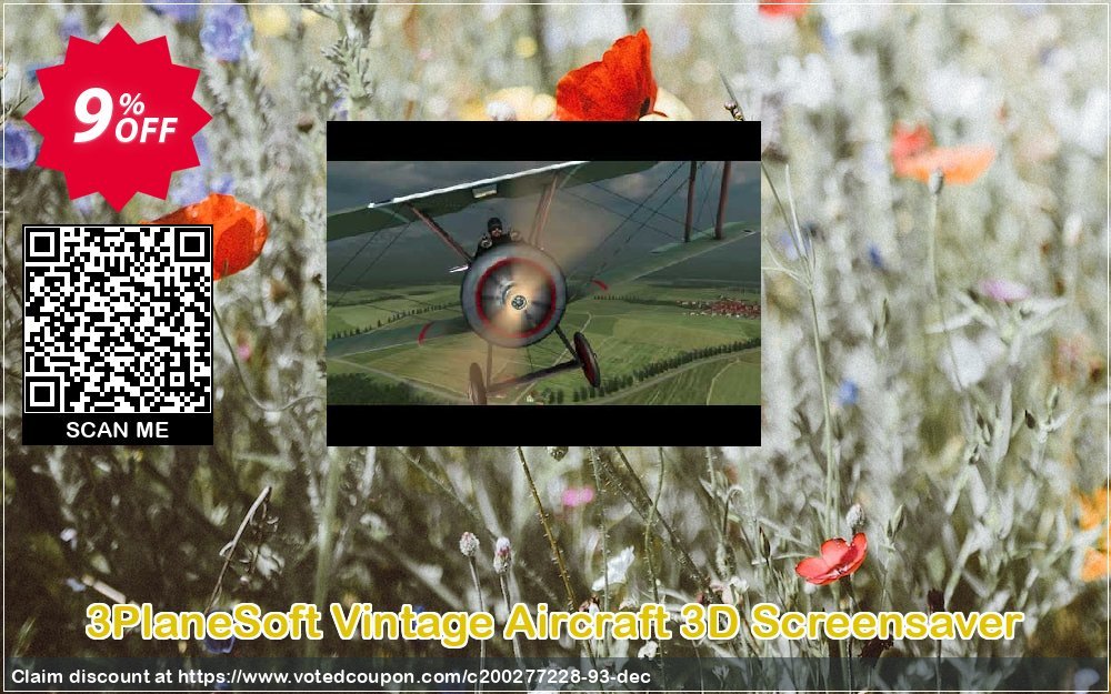 3PlaneSoft Vintage Aircraft 3D Screensaver Coupon, discount 3PlaneSoft Vintage Aircraft 3D Screensaver Coupon. Promotion: 3PlaneSoft Vintage Aircraft 3D Screensaver offer discount