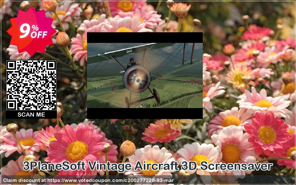 3PlaneSoft Vintage Aircraft 3D Screensaver