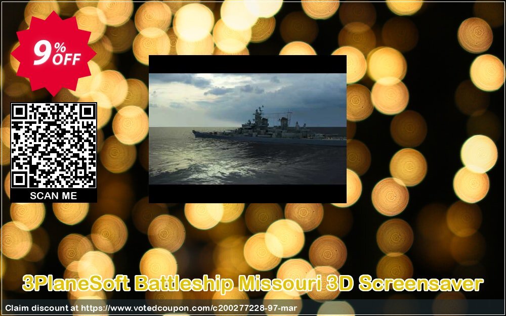 3PlaneSoft Battleship Missouri 3D Screensaver