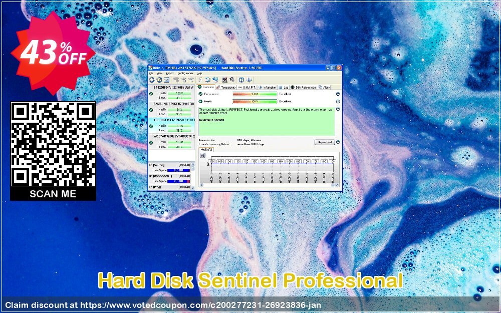 Hard Disk Sentinel Professional Coupon Code Jun 2023, 43% OFF - VotedCoupon