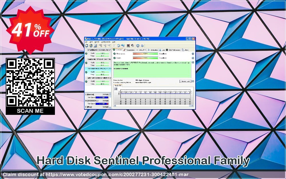 Hard Disk Sentinel Family Coupon Code Apr 2024, 41% OFF - VotedCoupon