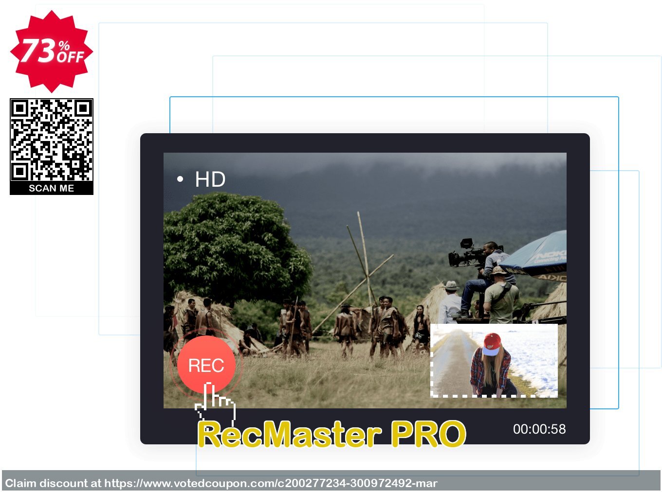 RecMaster PRO Coupon, discount 59% OFF RecMaster Feb 2024. Promotion: Big deals code of RecMaster, tested in February 2024