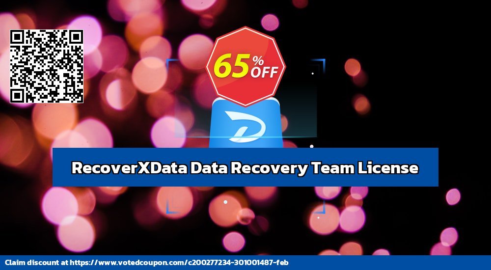 Get 65% OFF RecoverXData Data Recovery Team License Coupon
