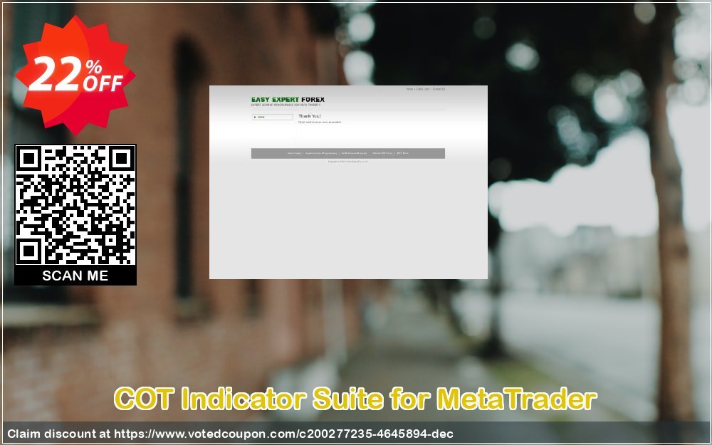COT Indicator Suite for MetaTrader Coupon, discount COT Indicator Suite for MetaTrader Dreaded sales code 2023. Promotion: Dreaded sales code of COT Indicator Suite for MetaTrader 2023