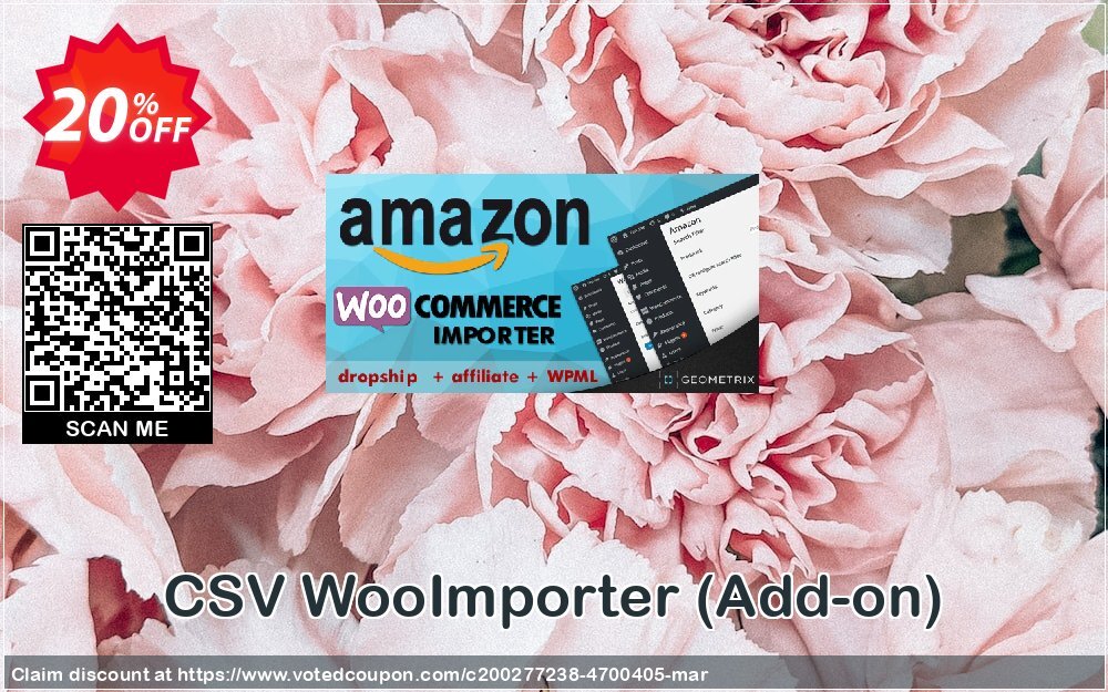 CSV WooImporter, Add-on  Coupon Code May 2024, 20% OFF - VotedCoupon