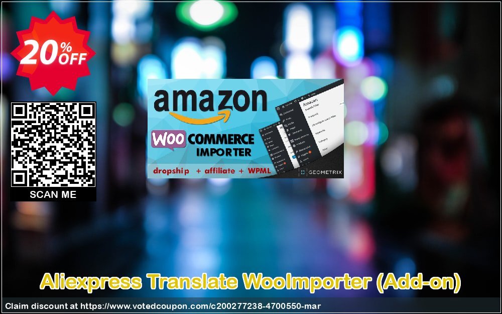 Aliexpress Translate WooImporter, Add-on  Coupon Code May 2024, 20% OFF - VotedCoupon