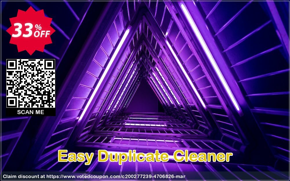 Easy Duplicate Cleaner voted-on promotion codes