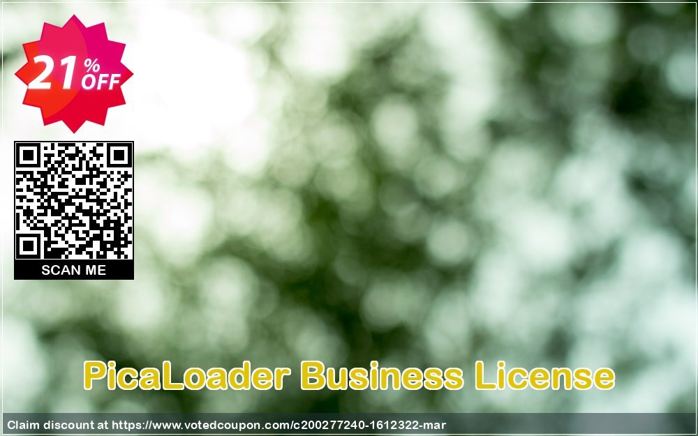 PicaLoader Business Plan Coupon, discount PicaLoader Business License Awesome promo code 2025. Promotion: Awesome promo code of PicaLoader Business License 2024