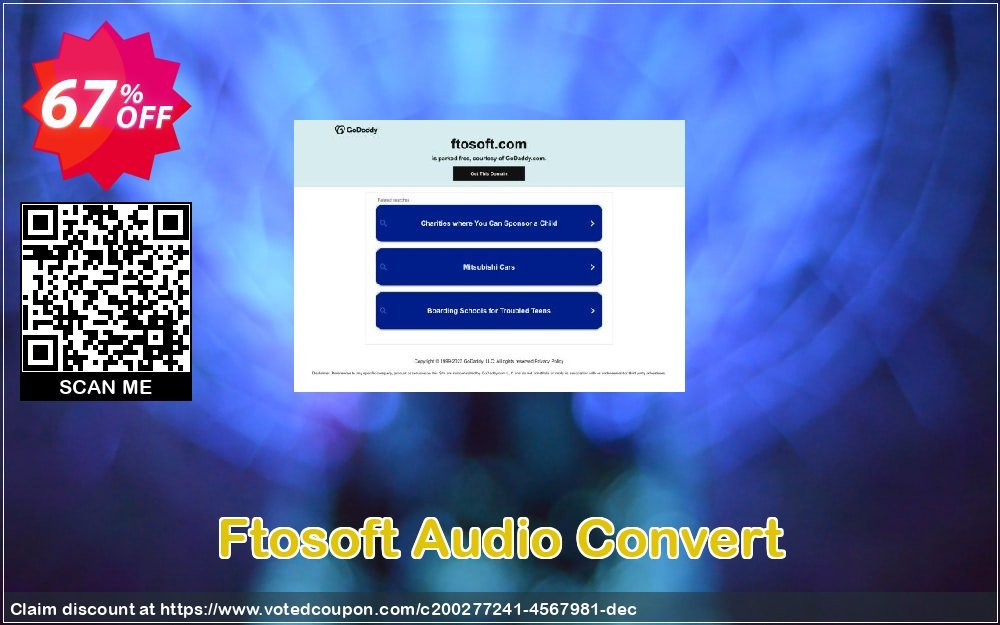 Ftosoft Audio Convert Coupon, discount Audio Convert Special promo code 2023. Promotion: Special promo code of Audio Convert 2023