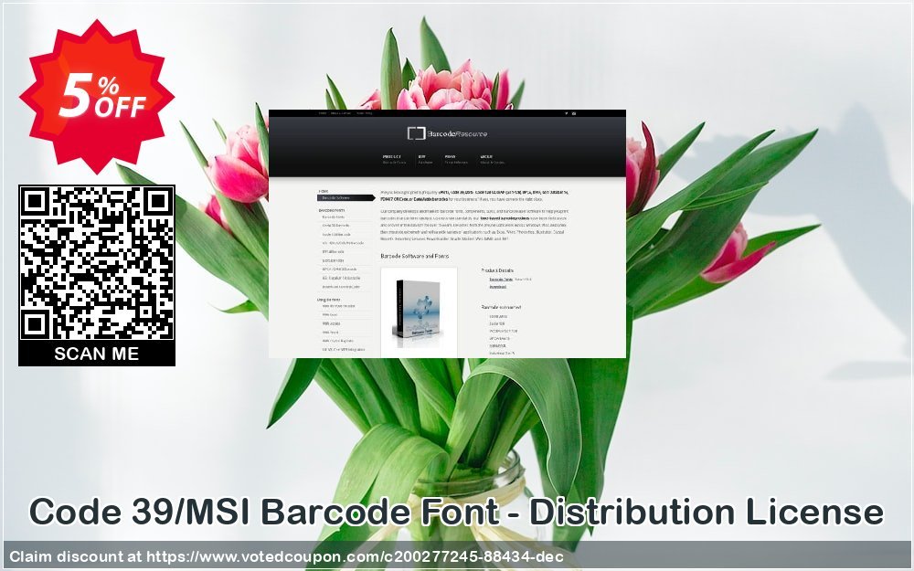 Code 39/MSI Barcode Font - Distribution Plan Coupon, discount Code 39/MSI Barcode Font - Distribution License Awesome offer code 2023. Promotion: Awesome offer code of Code 39/MSI Barcode Font - Distribution License 2023