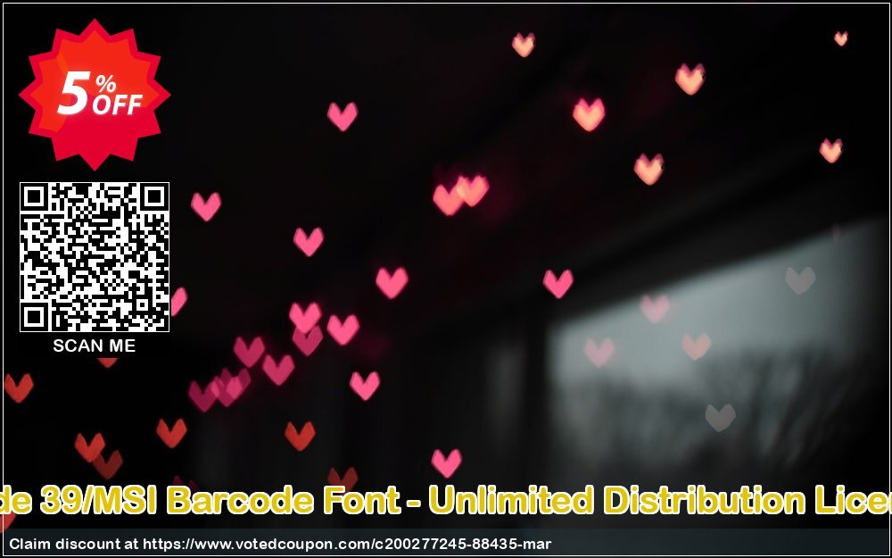 Code 39/MSI Barcode Font - Unlimited Distribution Plan Coupon Code Apr 2024, 5% OFF - VotedCoupon