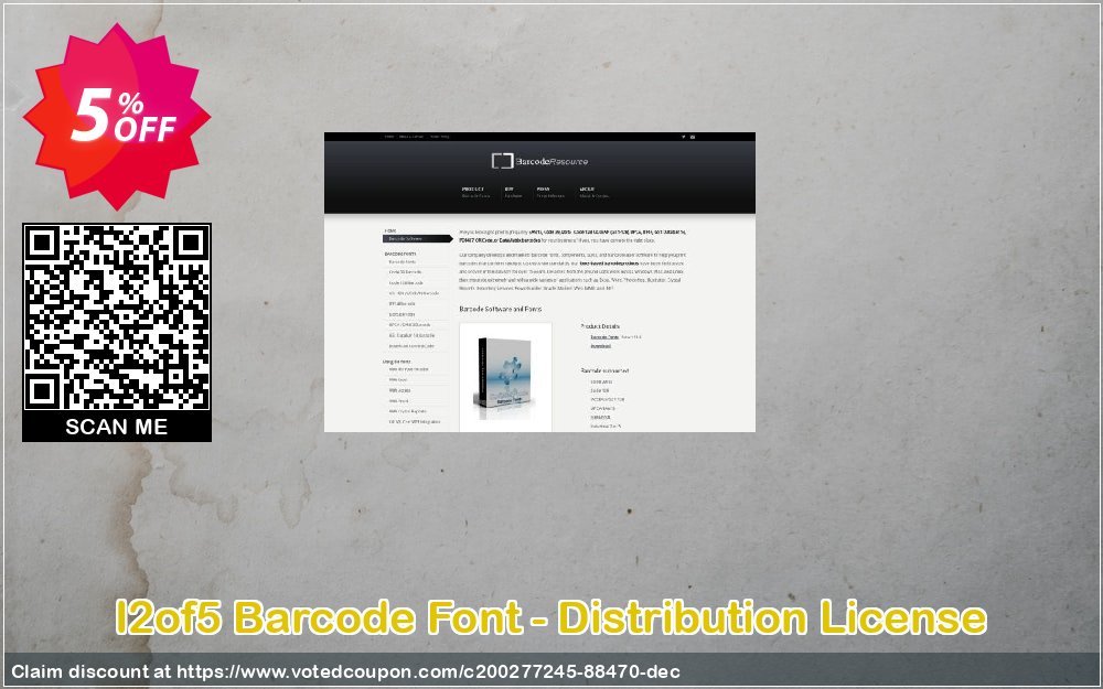I2of5 Barcode Font - Distribution Plan Coupon, discount I2of5 Barcode Font - Distribution License Wondrous discount code 2024. Promotion: Wondrous discount code of I2of5 Barcode Font - Distribution License 2024