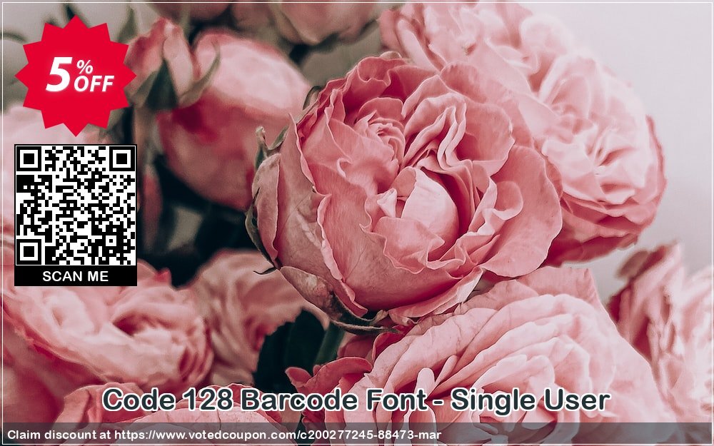 Code 128 Barcode Font - Single User Coupon Code May 2024, 5% OFF - VotedCoupon