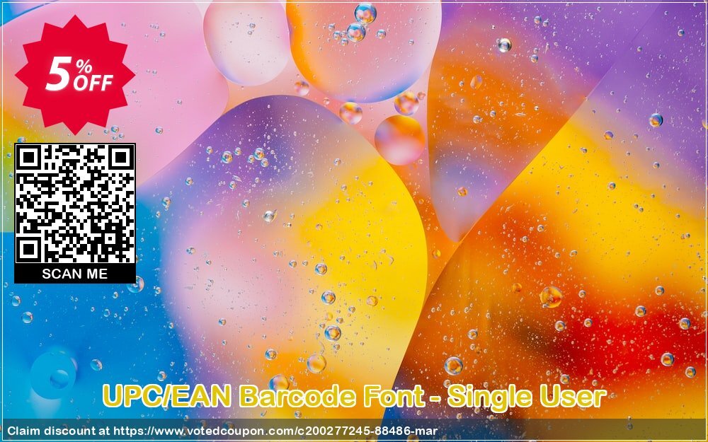 UPC/EAN Barcode Font - Single User Coupon Code Apr 2024, 5% OFF - VotedCoupon