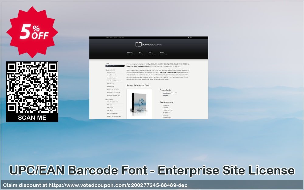 UPC/EAN Barcode Font - Enterprise Site Plan Coupon, discount UPC/EAN Barcode Font - Enterprise Site License Fearsome deals code 2023. Promotion: Fearsome deals code of UPC/EAN Barcode Font - Enterprise Site License 2023