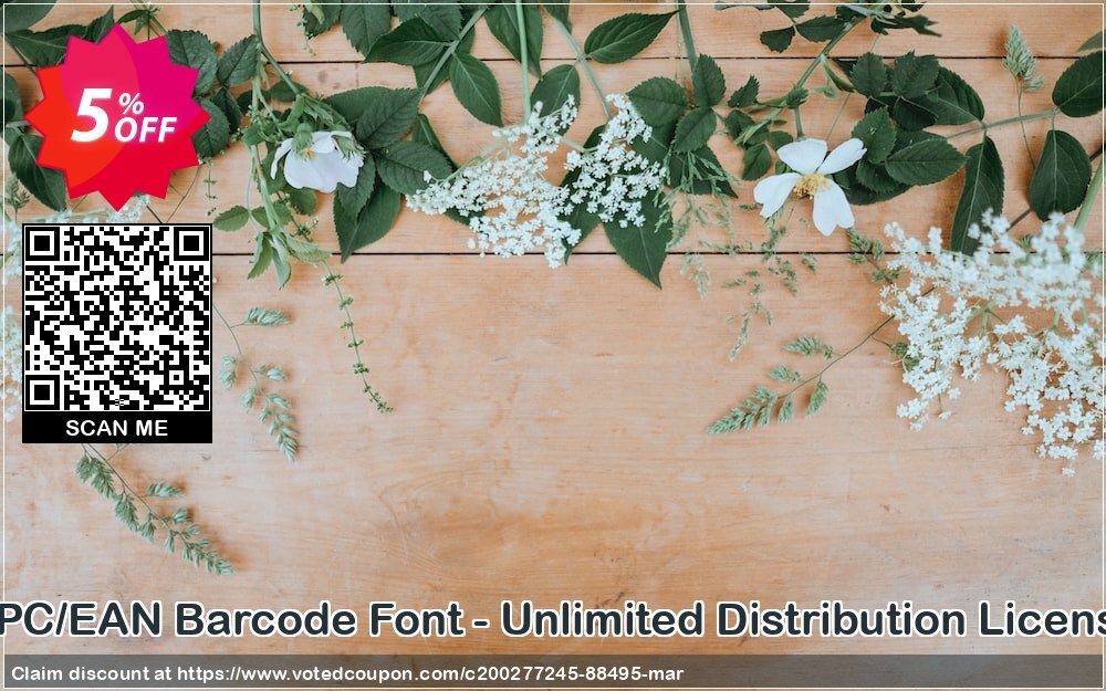 UPC/EAN Barcode Font - Unlimited Distribution Plan Coupon Code Apr 2024, 5% OFF - VotedCoupon