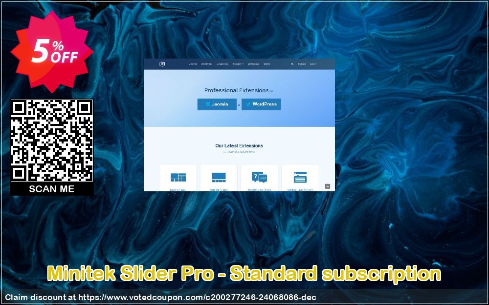 Minitek Slider Pro - Standard subscription Coupon, discount Minitek Slider Pro - Standard subscription Wondrous promotions code 2023. Promotion: Wondrous promotions code of Minitek Slider Pro - Standard subscription 2023