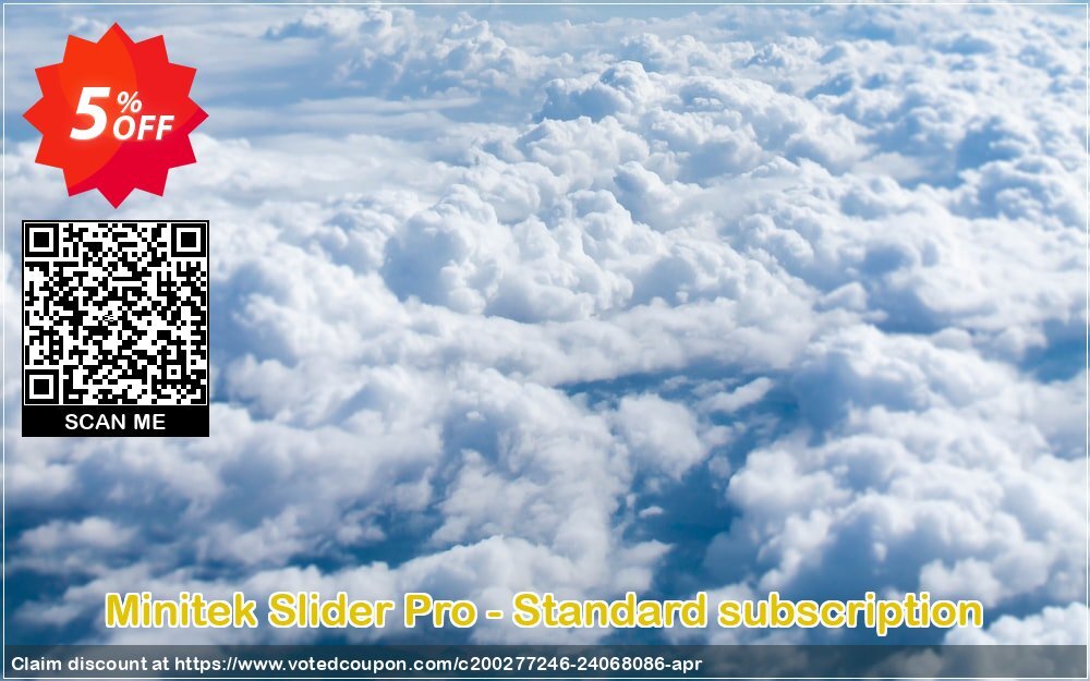 Minitek Slider Pro - Standard subscription Coupon Code Apr 2024, 5% OFF - VotedCoupon