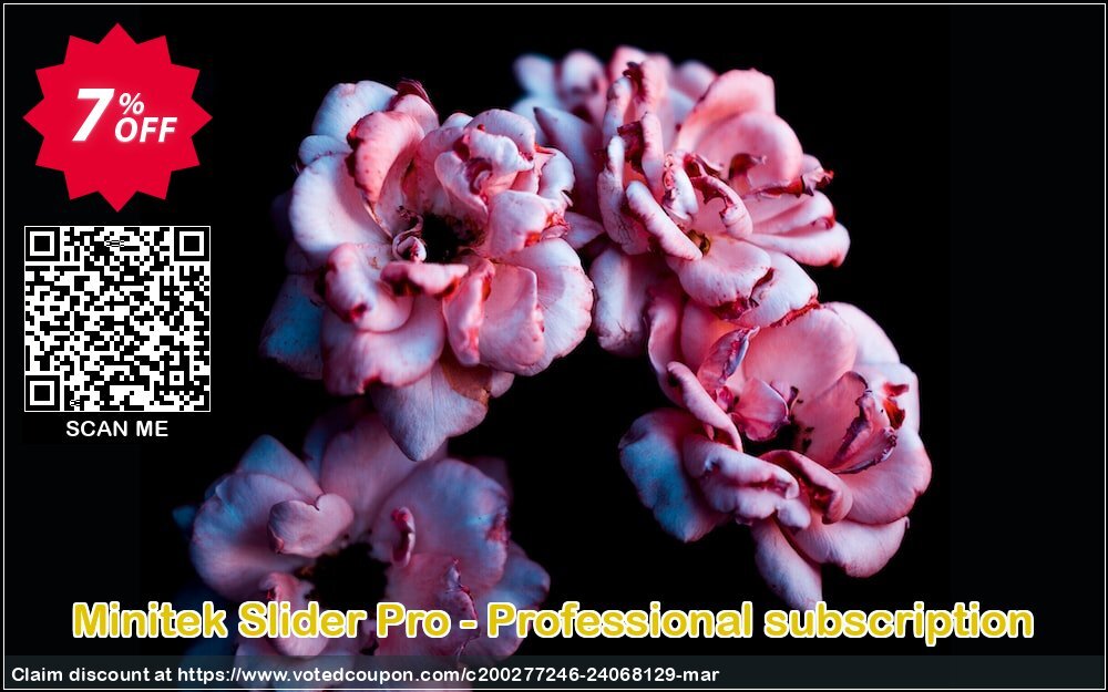 Minitek Slider Pro - Professional subscription Coupon Code Apr 2024, 7% OFF - VotedCoupon