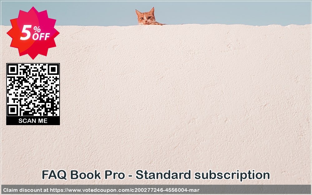 FAQ Book Pro - Standard subscription Coupon, discount FAQ Book Pro - Standard subscription Staggering promo code 2024. Promotion: Staggering promo code of FAQ Book Pro - Standard subscription 2024