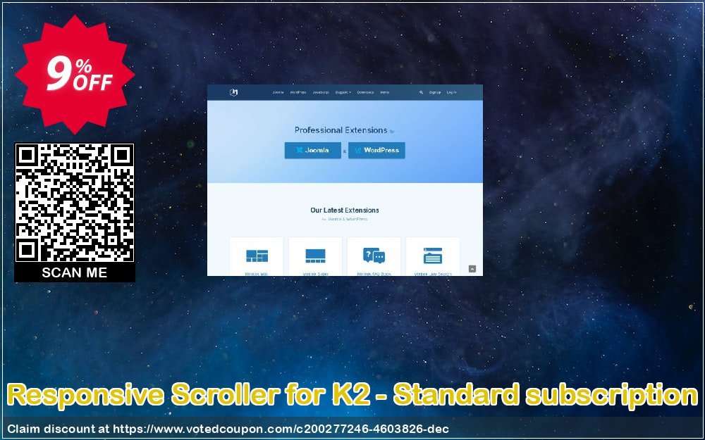 Responsive Scroller for K2 - Standard subscription Coupon Code Apr 2024, 9% OFF - VotedCoupon
