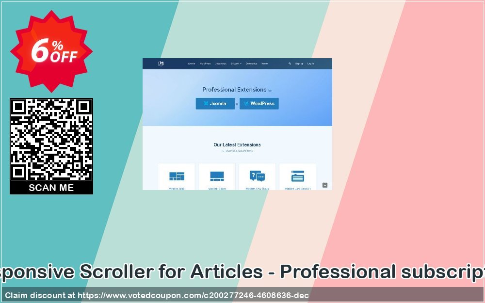Responsive Scroller for Articles - Professional subscription Coupon, discount Responsive Scroller for Articles - Professional subscription Marvelous discount code 2024. Promotion: Marvelous discount code of Responsive Scroller for Articles - Professional subscription 2024