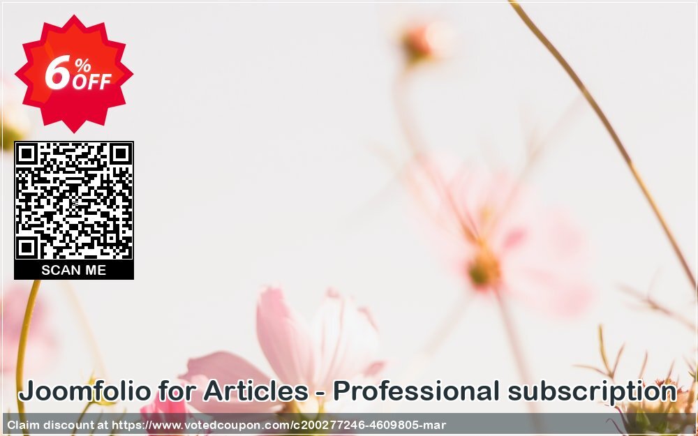 Joomfolio for Articles - Professional subscription Coupon Code May 2024, 6% OFF - VotedCoupon