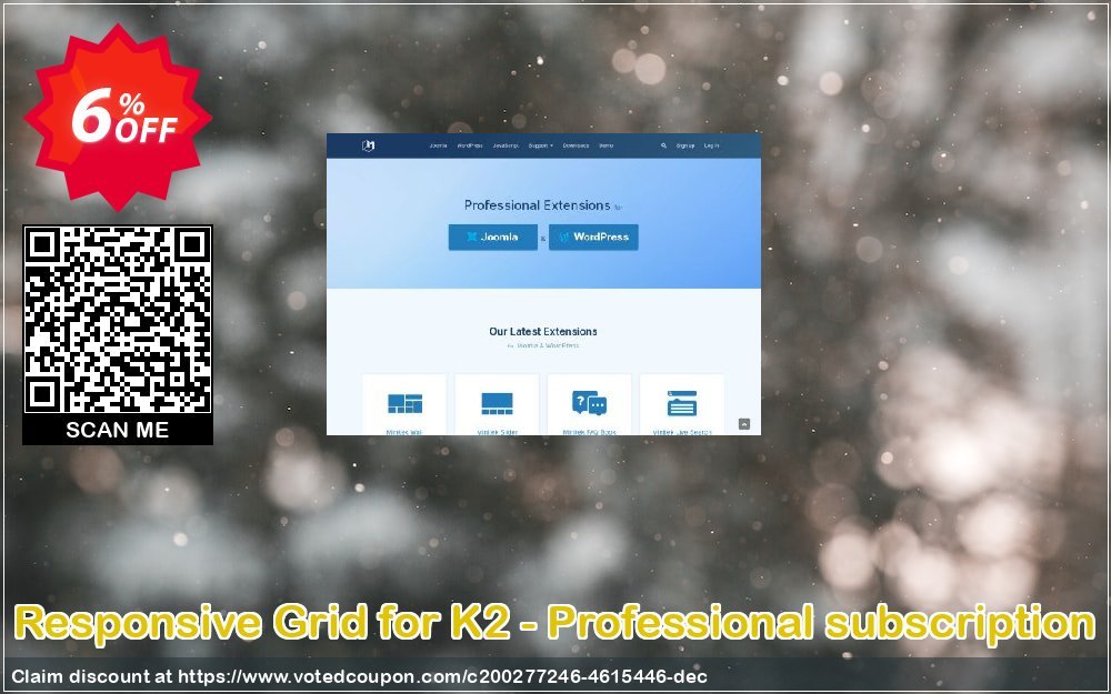 Responsive Grid for K2 - Professional subscription Coupon, discount Responsive Grid for K2 - Professional subscription Awful offer code 2023. Promotion: Awful offer code of Responsive Grid for K2 - Professional subscription 2023