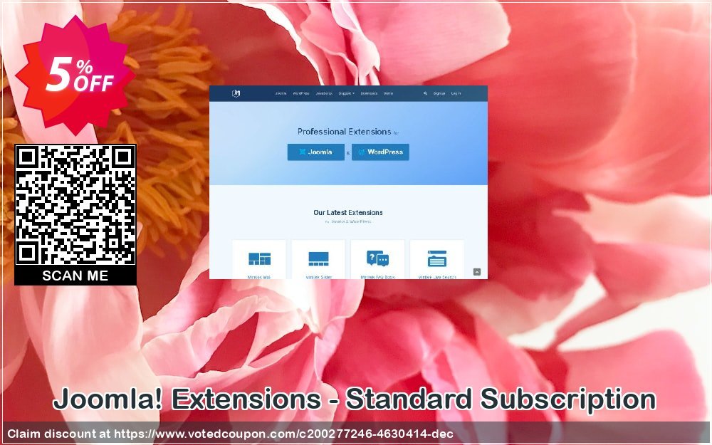 Joomla! Extensions - Standard Subscription Coupon, discount Joomla! Extensions - Standard Subscription Fearsome promo code 2023. Promotion: Fearsome promo code of Joomla! Extensions - Standard Subscription 2023