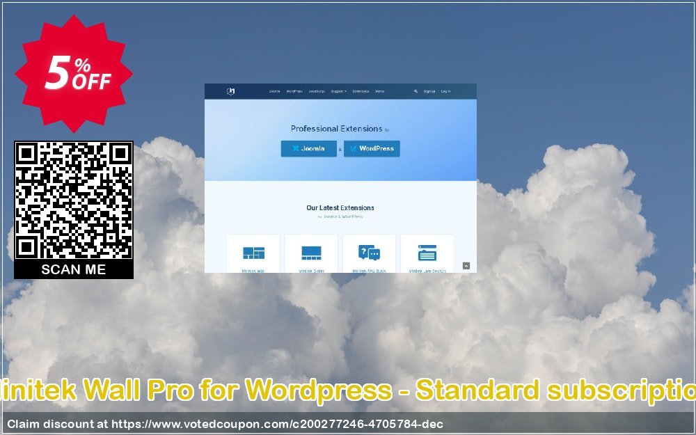 Minitek Wall Pro for Wordpress - Standard subscription