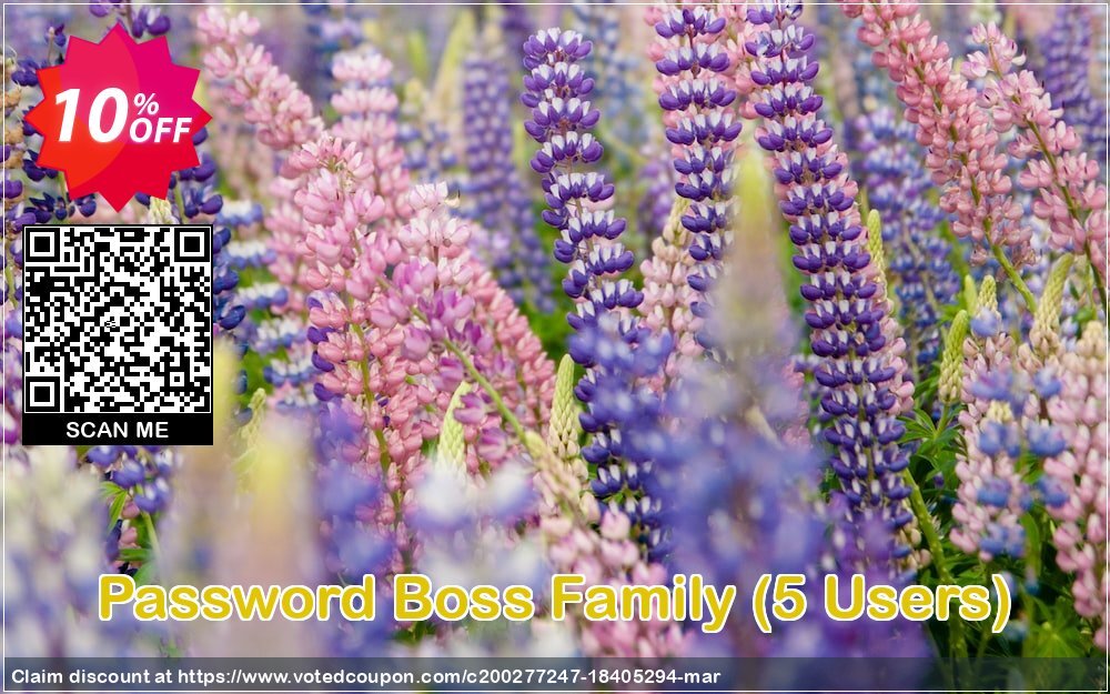 Password Boss Family, 5 Users  Coupon Code Apr 2024, 10% OFF - VotedCoupon