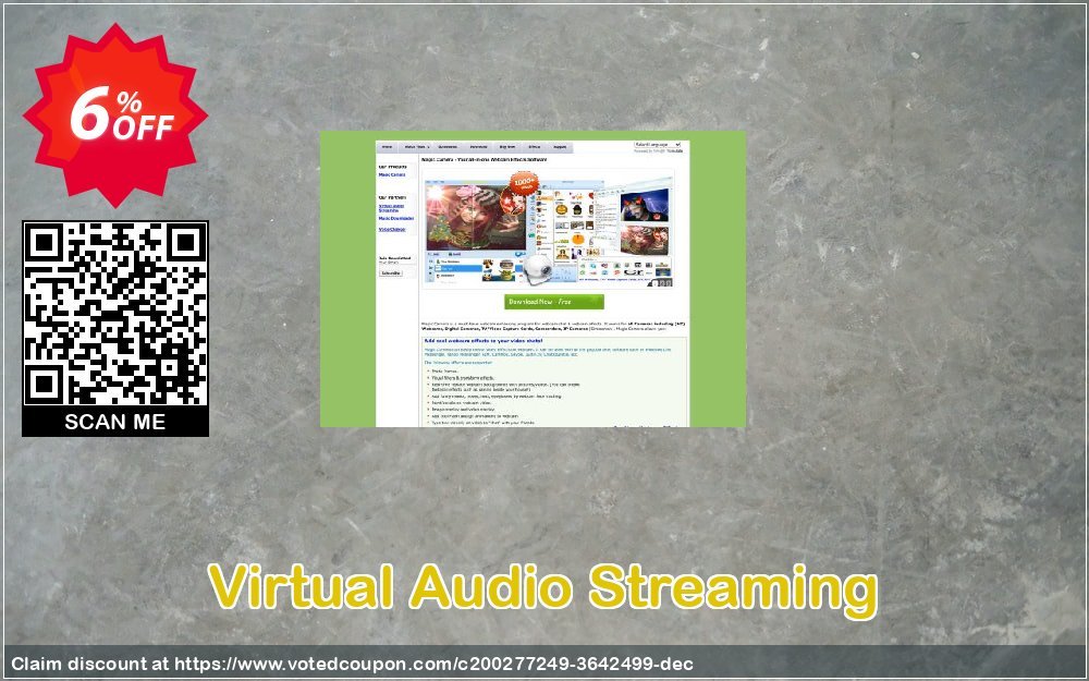 Virtual Audio Streaming Coupon, discount Virtual Audio Streaming Wondrous promotions code 2023. Promotion: Wondrous promotions code of Virtual Audio Streaming 2023