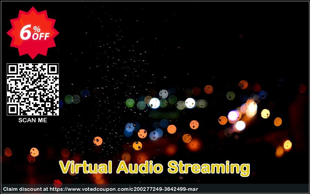 Virtual Audio Streaming Coupon, discount Virtual Audio Streaming Wondrous promotions code 2024. Promotion: Wondrous promotions code of Virtual Audio Streaming 2024