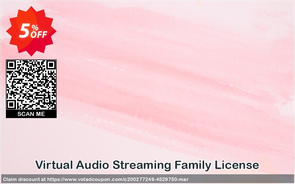 Virtual Audio Streaming Family Plan