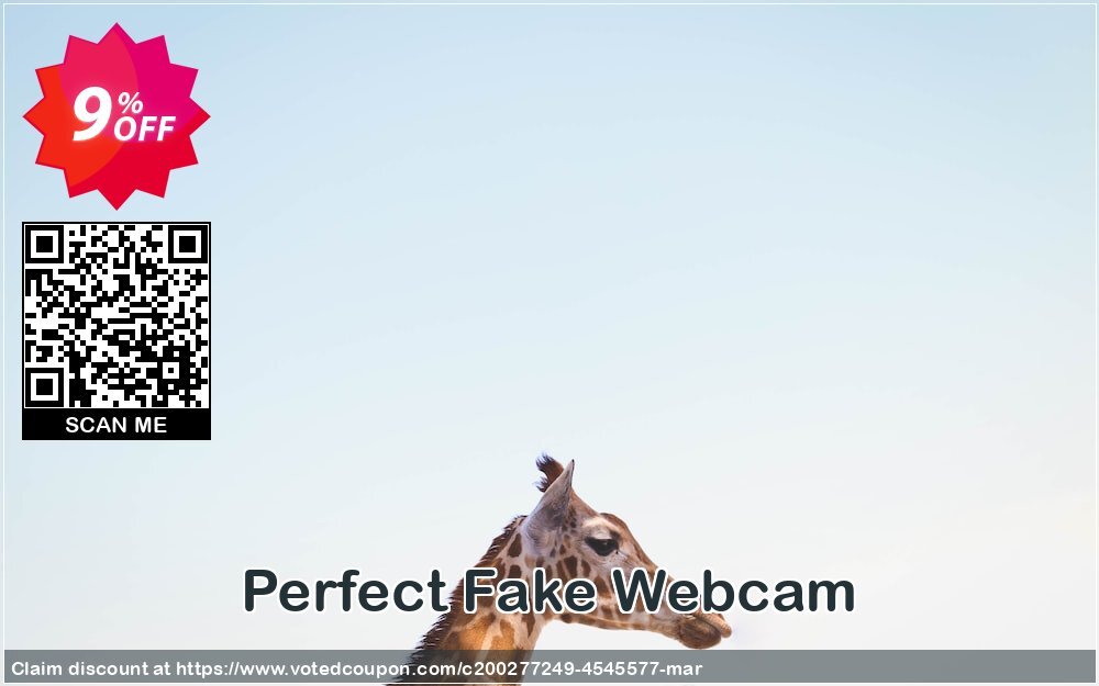 Perfect Fake Webcam Coupon, discount Perfect Fake Webcam Big sales code 2024. Promotion: Big sales code of Perfect Fake Webcam 2024