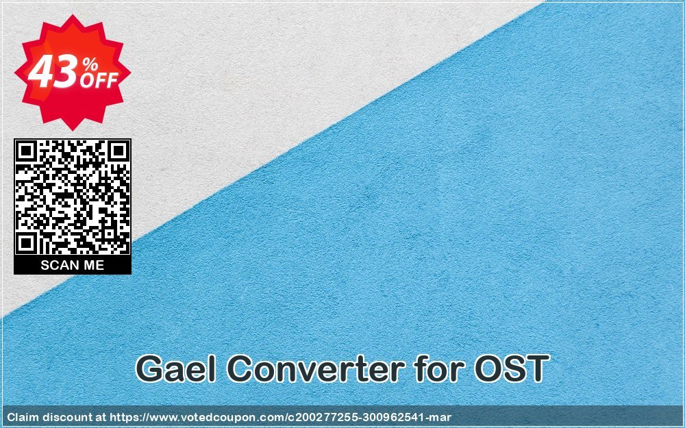 Gael Converter for OST Coupon, discount Coupon code Gael Converter for OST - Home User License. Promotion: Gael Converter for OST - Home User License offer from BitRecover