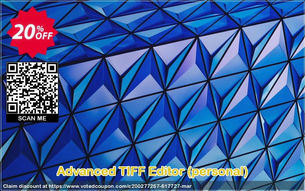 Advanced TIFF Editor, personal  Coupon, discount Advanced TIFF Editor (personal) Best discounts code 2024. Promotion: Best discounts code of Advanced TIFF Editor (personal) 2024